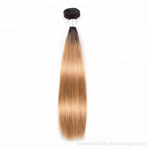 Hot Sale Cuticle Aligned 1B/27 Cambodian Hair Straight With High Quality 100% Human Hair